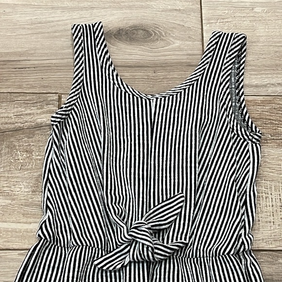Black & White Striped Romper - Picture 2 of 5